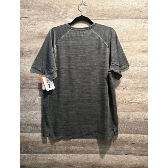 Bass Outdoors Men/s Gargoyle Gray Cooling Shirt Sz L - Picture 2 of 4